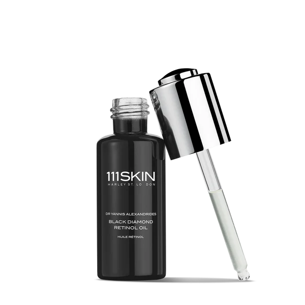 Black Diamond Retinol Oil 30 ml
Ретиноловото масло Black Diamond 
2,5% ретинол и гранактивен ретиноид за намаляване на фините линии и бръчки без дразнене
Всеки тип кожа
грижа против стареене
111SKIN