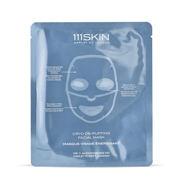 Cryo De-Puffing Facial Mask Fragrance Free 
Хидрогел маска против подпухване за лице 
енергизираща формула
111SKIN