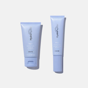 POLISH & PLUMP FACE PEEL
Двуетапно ексфолиращо лечение с полиращи кристали и химичен пилинг за по-гладка
сияйна и подмладена кожа
HydroPeptide