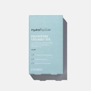 POLYPEPTIDE COLLAGEL+ EYE MASK
Хидрогел пачове за очи с пептиди за озаряване и хидратация
HydroPeptide