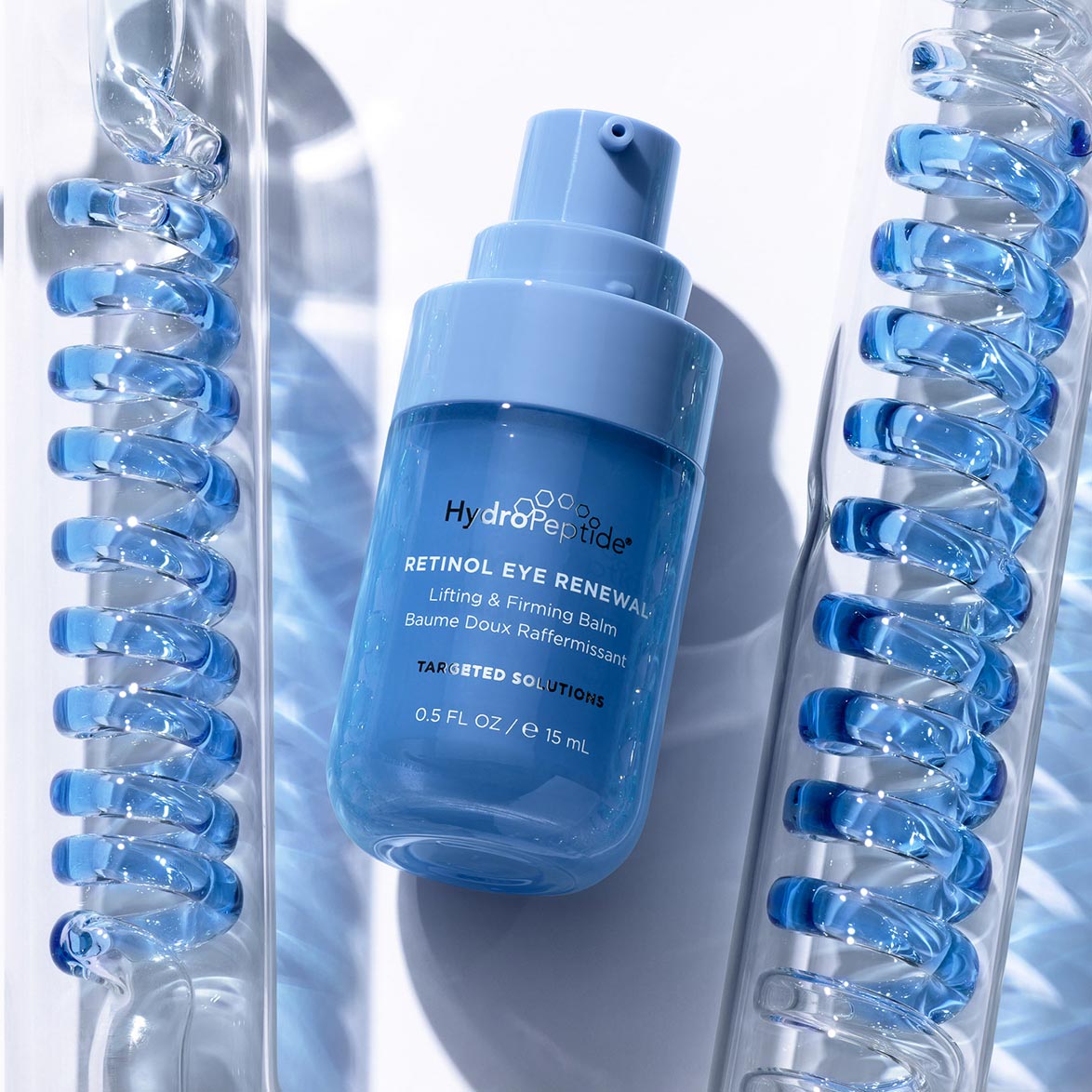 RETINOL EYE RENEWAL
Околоочен балсам с ретинол и пептиди за озаряване на тъмни кръгове
намаляване на фини линии 
подхранване на зоната под очите
HydroPeptide