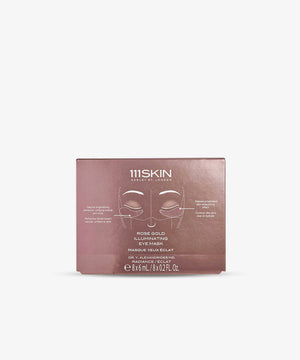 Rose Gold Illuminating Eye Mask Box 8 бр
Хидрогелна околоочна маска с роза и злато 
за блясък и изсветляване на тъмни кръгове
Всеки тип кожа
111SKIN