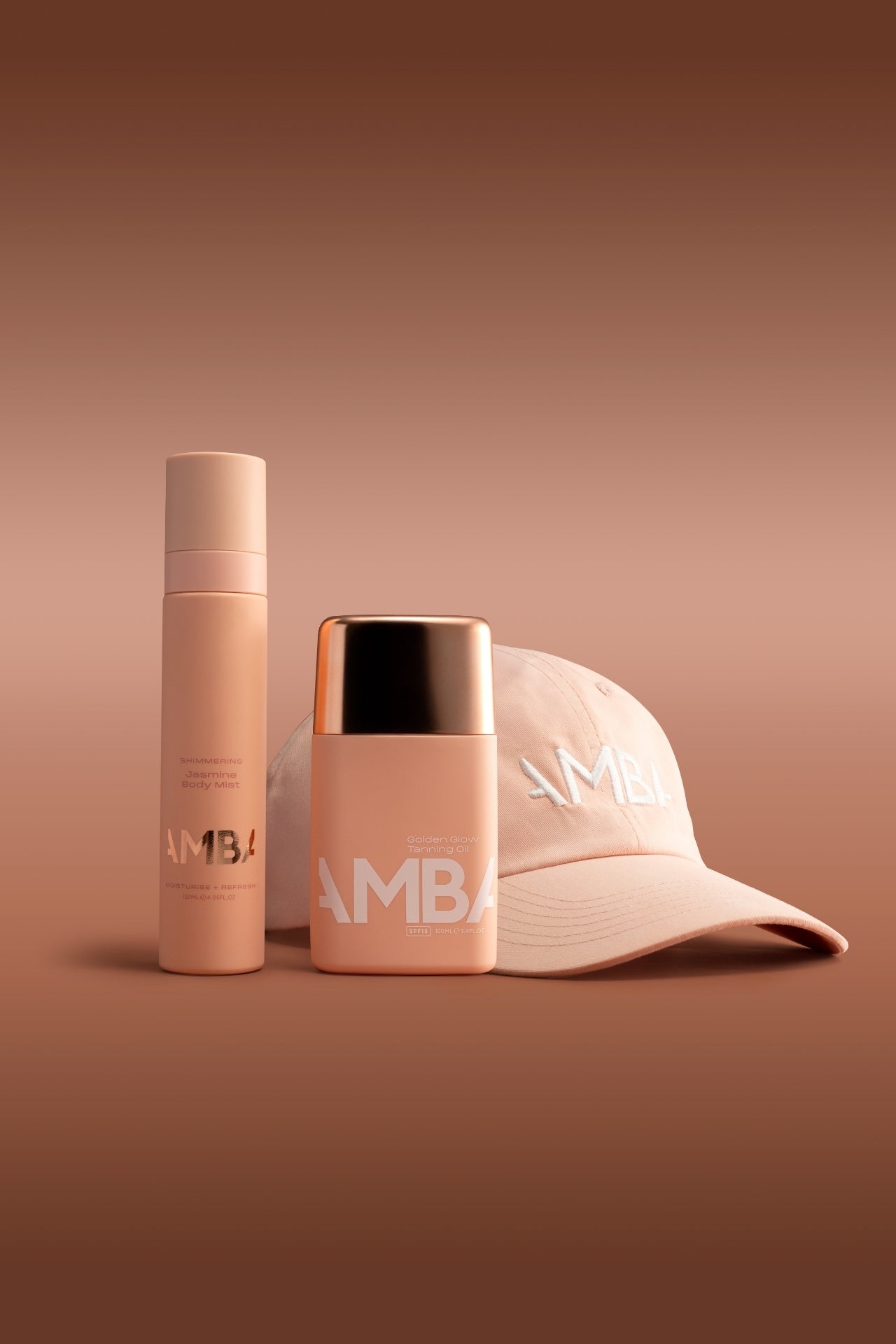 Soft Glow Bundle
Комплект за сияние 
с маслото за тен SPF15
боди мист 
AMBA Halo Hat 
хидратация
защита и фин блестящ завършек за естествен блясък
AMBA