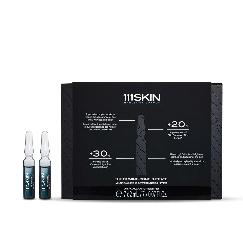 The Firming Concentrate /7x2ml/
Седемдневна терапия за лице на д-р Янис с пептиди  
диамантени частици за стегната и сияйна кожа
Зряла кожа
грижа против стареене
111SKIN